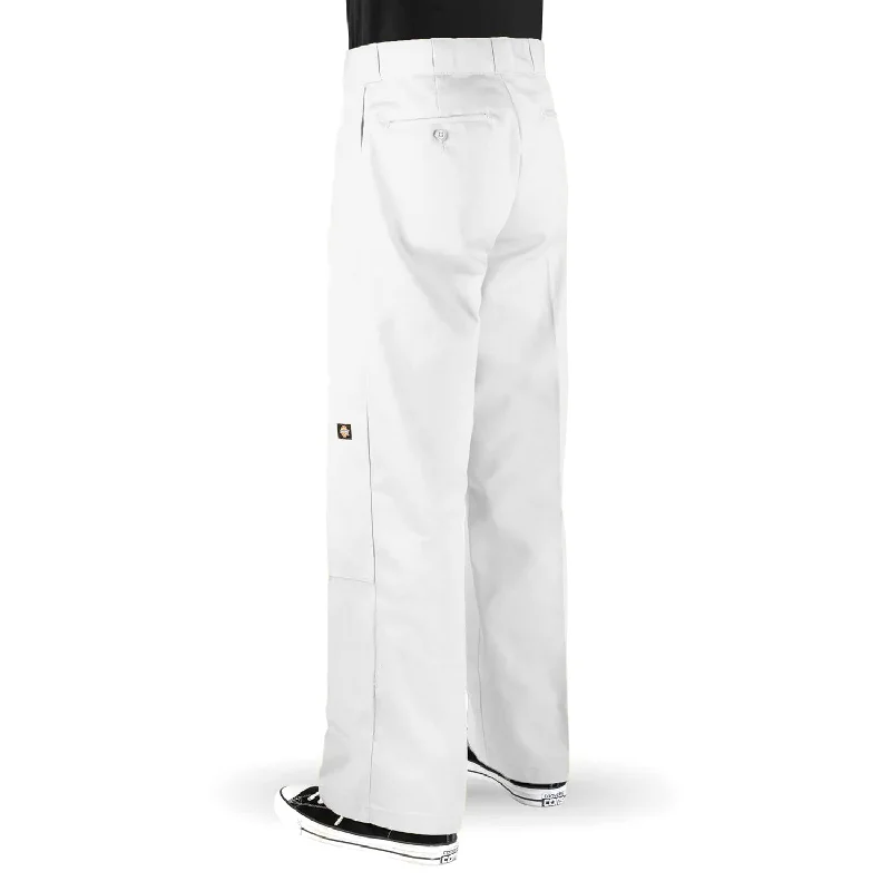 Dickies - 85-283 Loose Fit Double Knee Pants White