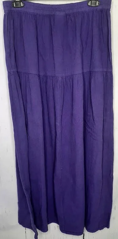 Skirt Long-Purple-Women's- S1687