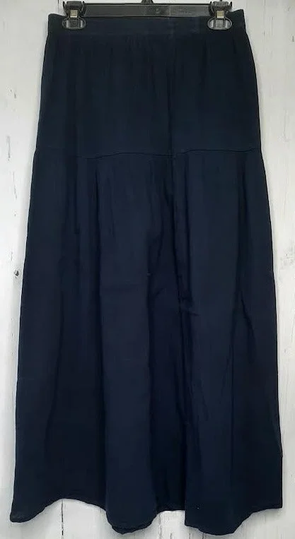 Skirt Long-Dark Blue-Women's-S1687