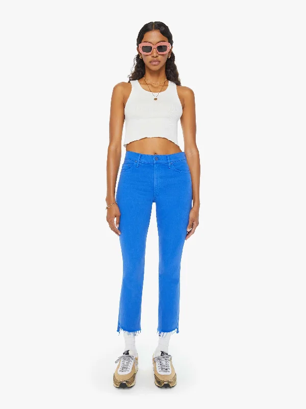 The Insider Crop Step Fray - Snorkel Blue