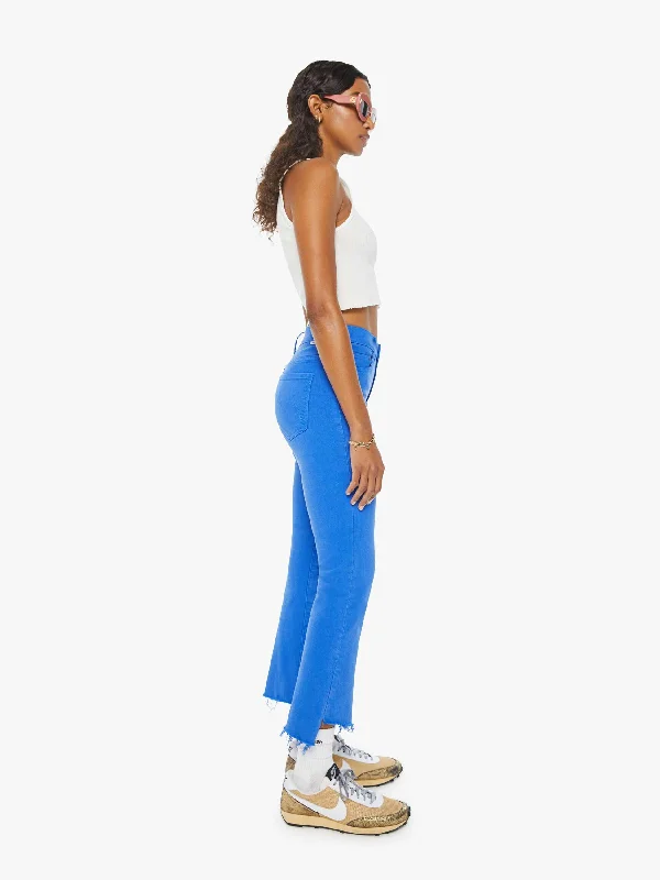 The Insider Crop Step Fray - Snorkel Blue