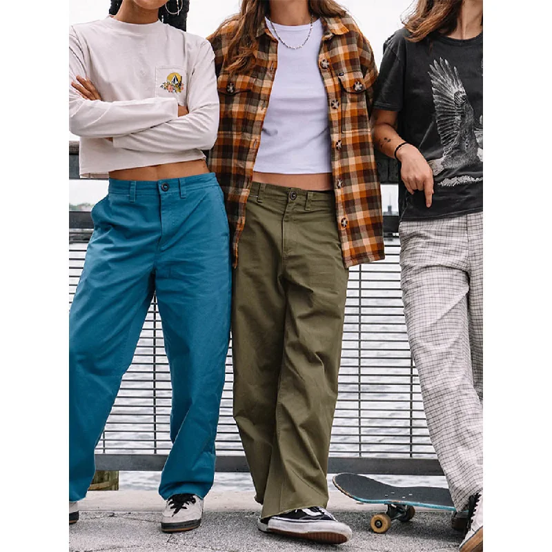 Volcom - Thisthatthem Womens Skate Pants Military