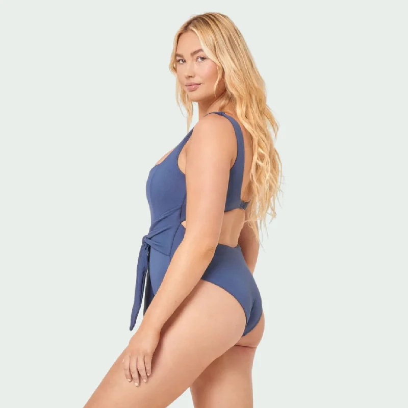 Balboa One Piece Swimsuit (Slate)