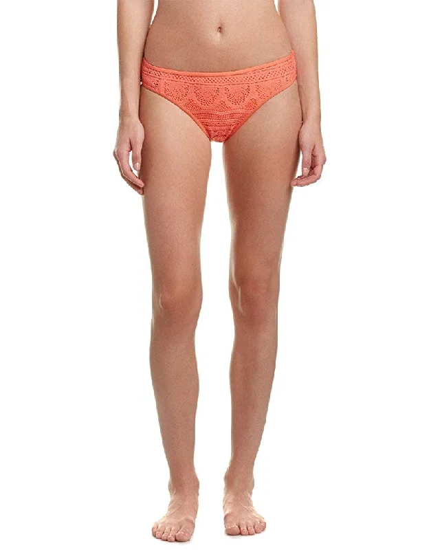 Kenneth Cole REACTION Women's Hipster Bikini Bottom, Sunset, L