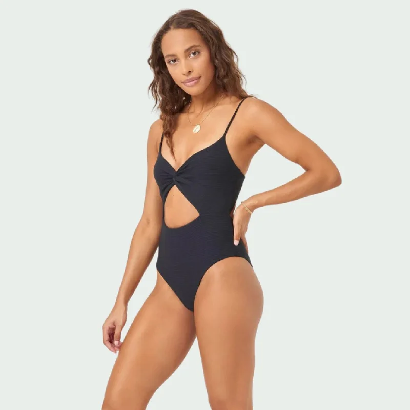 Kyslee One Piece Swimsuit (Black)