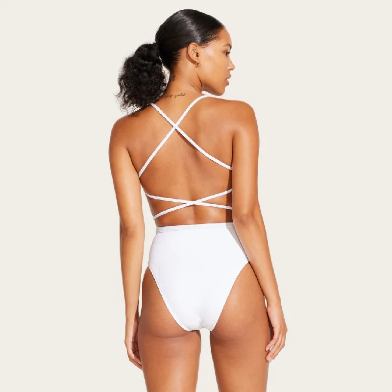 Yara Wrap One Piece (White)