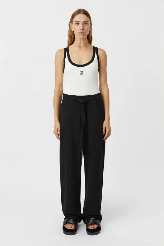 Camilla and Marc Nora Constrast Tank - White/Black