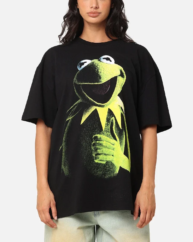 American Thrift Disney The Muppets Kermit Heavy T-Shirt Black