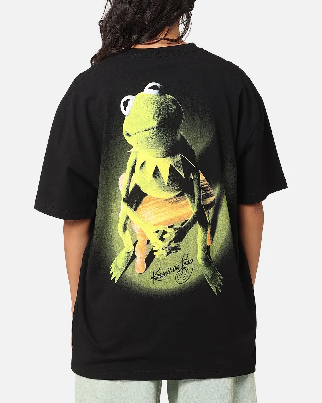 American Thrift Disney The Muppets Kermit Heavy T-Shirt Black