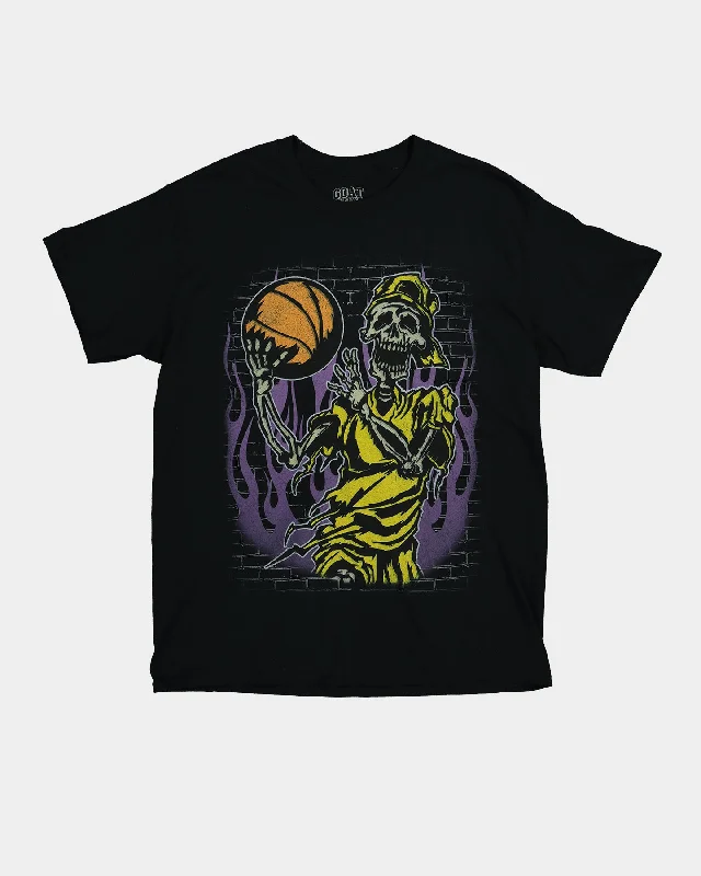 Goat Crew Baller Skeleton T-Shirt Black