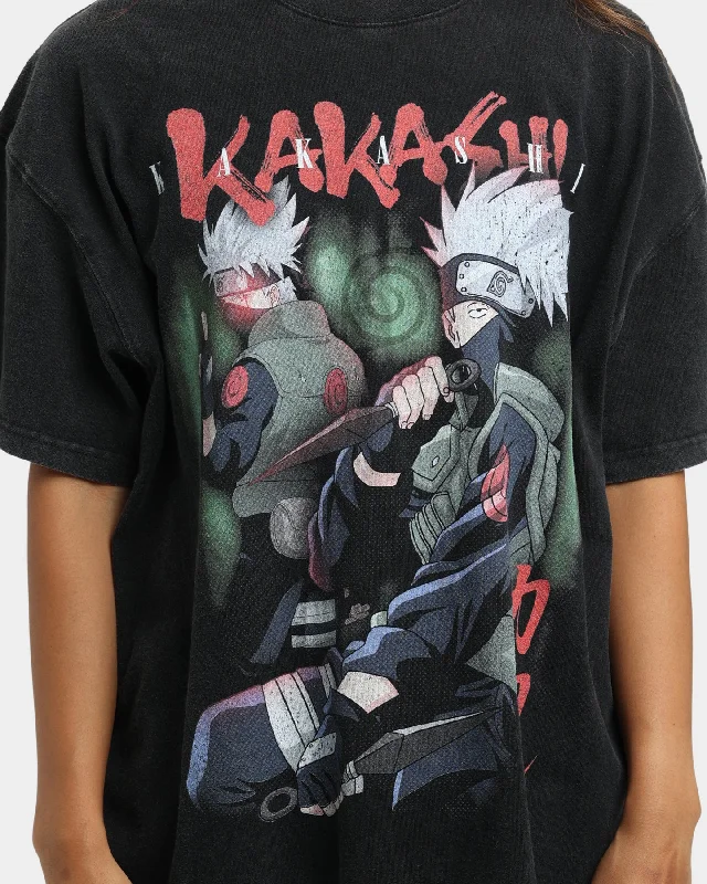 Goat Crew X Naruto Kakashi Premium Vintage T-Shirt Vintage Black