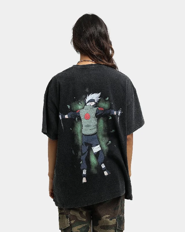 Goat Crew X Naruto Kakashi Premium Vintage T-Shirt Vintage Black