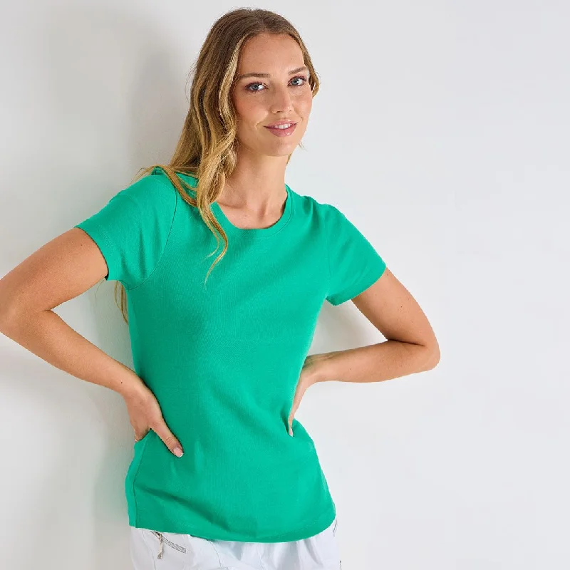 Ladies Mint Crew Neck T-Shirt