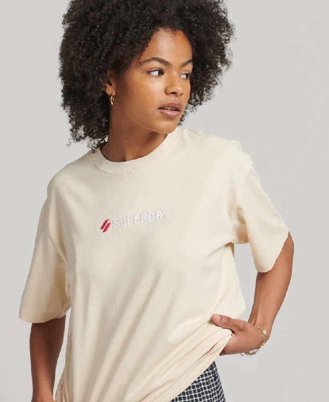 Code Applique Loose T Shirt | Tapioca