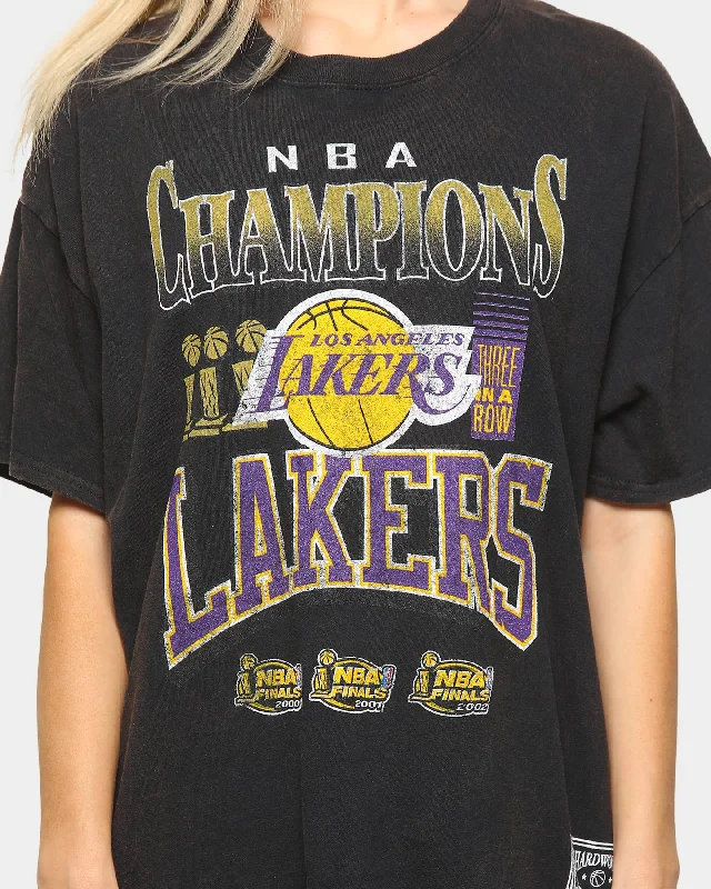 Mitchell & Ness Lakers Vintage Champs Short-Sleeve T-Shirt Black