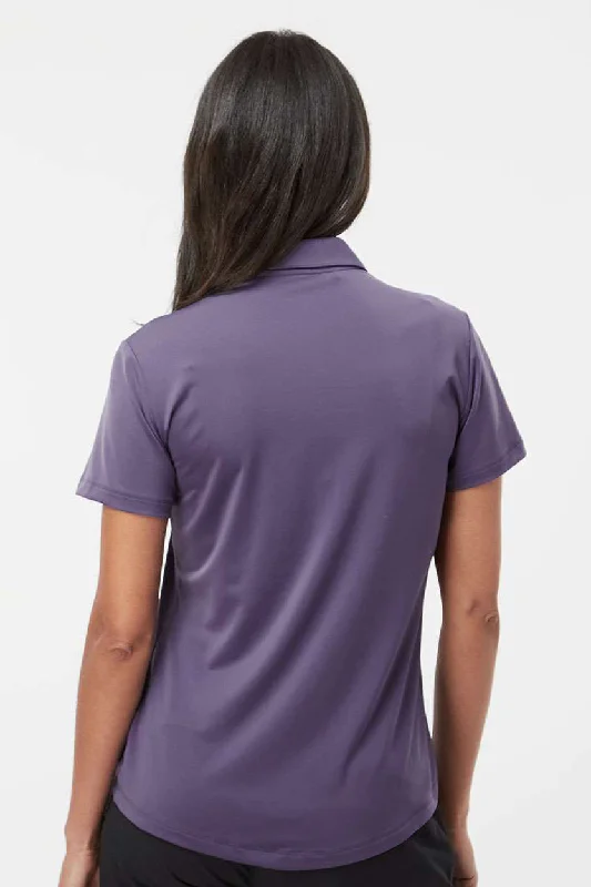 Adidas Womens Ultimate Moisture Wicking Short Sleeve Polo Shirt - Tech Purple - NEW