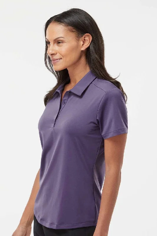 Adidas Womens Ultimate Moisture Wicking Short Sleeve Polo Shirt - Tech Purple - NEW