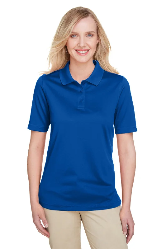 Harriton Womens Advantage Performance Moisture Wicking Short Sleeve Polo Shirt - True Royal Blue