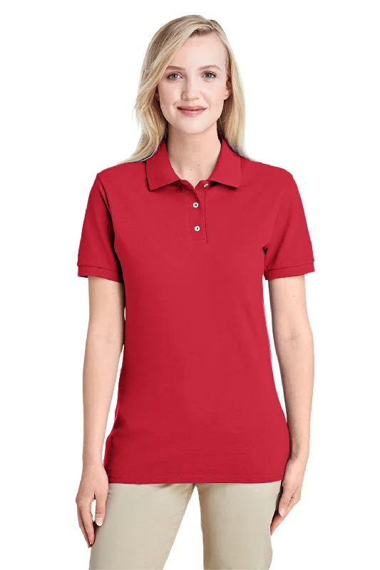 Jerzees Womens Short Sleeve Polo Shirt - True Red