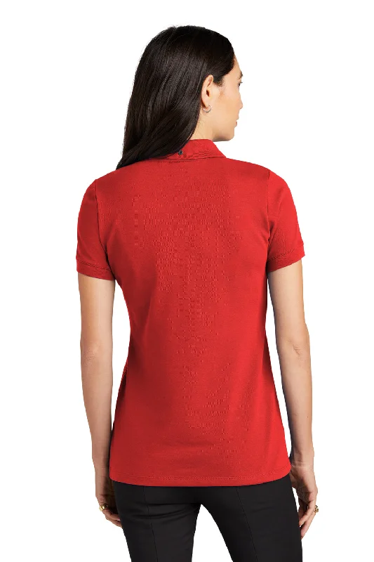 Mercer+Mettle Womens Moisture Wicking Short Sleeve Polo Shirt - Apple Red