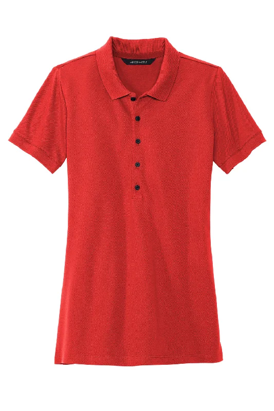 Mercer+Mettle Womens Moisture Wicking Short Sleeve Polo Shirt - Apple Red