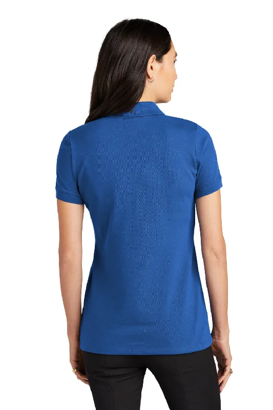 Mercer+Mettle Womens Moisture Wicking Short Sleeve Polo Shirt - Blue Note