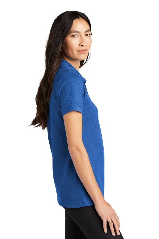 Mercer+Mettle Womens Moisture Wicking Short Sleeve Polo Shirt - Blue Note