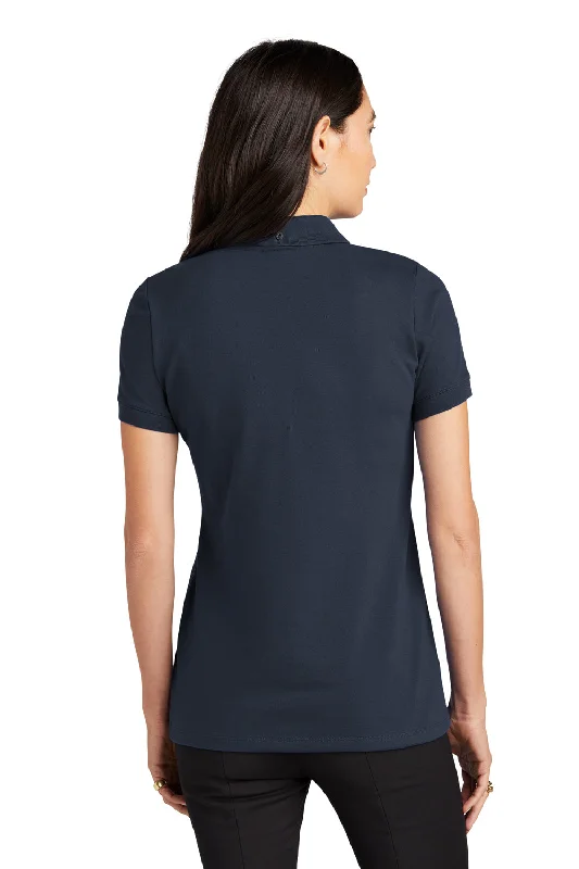 Mercer+Mettle Womens Moisture Wicking Short Sleeve Polo Shirt - Night Navy Blue