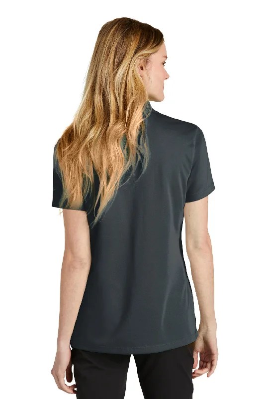 Nike Womens Dri-Fit Moisture Wicking Micro Pique 2.0 Short Sleeve Polo Shirt - Anthracite Grey