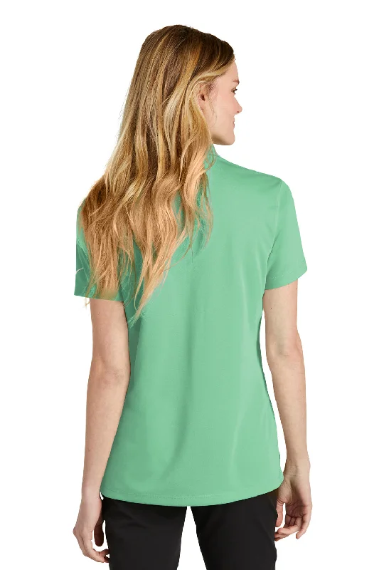 Nike Womens Dri-Fit Moisture Wicking Micro Pique 2.0 Short Sleeve Polo Shirt - Mint Green