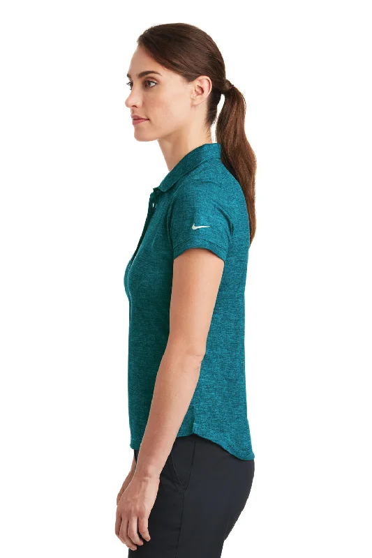 Nike Womens Dri-Fit Moisture Wicking Short Sleeve Polo Shirt - Blustery Green