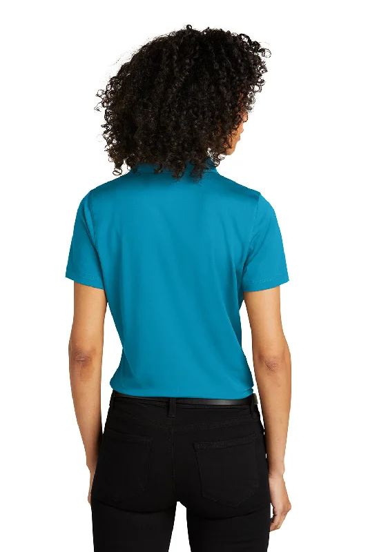 Port Authority Womens C-Free Performance Moisture Wicking Short Sleeve Polo Shirt - Parcel Blue