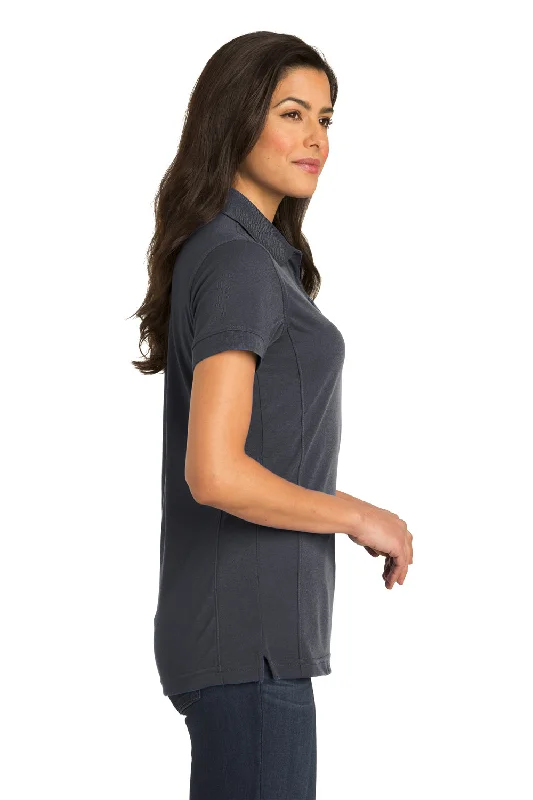 Port Authority Womens 5-in-1 Performance Moisture Wicking Short Sleeve Polo Shirt - Slate Grey - Closeout