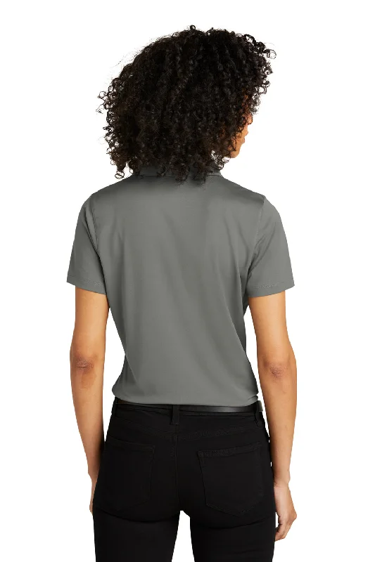 Port Authority Womens C-Free Performance Moisture Wicking Short Sleeve Polo Shirt - Smoke Grey