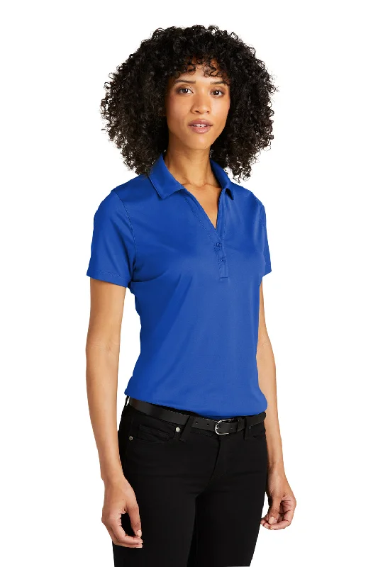 Port Authority Womens C-Free Performance Moisture Wicking Short Sleeve Polo Shirt - True Royal Blue