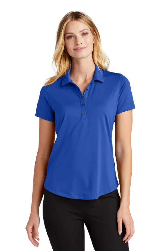 Port Authority Womens C-Free Performance Moisture Wicking Short Sleeve Polo Shirt - True Royal Blue