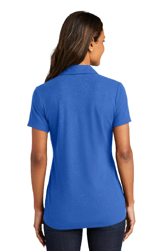 Port Authority Womens C-FREE Pique Short Sleeve Polo Shirt - True Blue