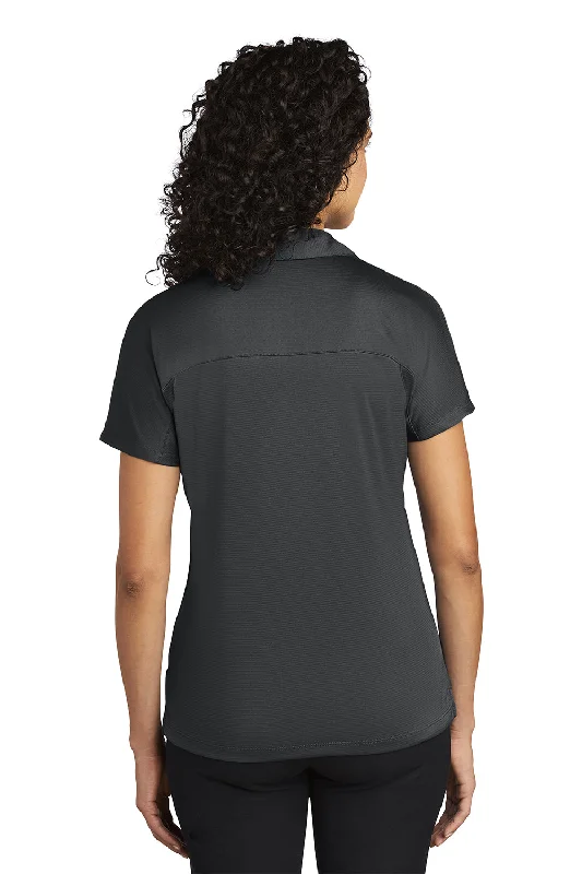 Port Authority Womens Crossover Moisture Wicking Short Sleeve Polo Shirt - Battleship Grey