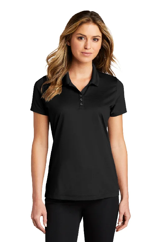 Port Authority Womens Eclipse Moisture Wicking Short Sleeve Polo Shirt - Deep Black