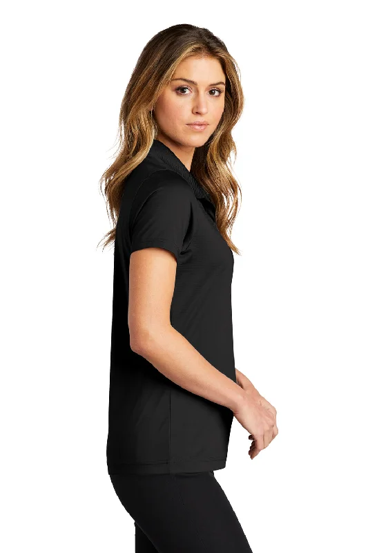 Port Authority Womens Eclipse Moisture Wicking Short Sleeve Polo Shirt - Deep Black