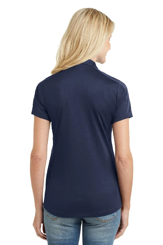 Port Authority Womens Moisture Wicking Short Sleeve Polo Shirt - True Navy Blue