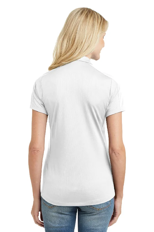 Port Authority Womens Moisture Wicking Short Sleeve Polo Shirt - White