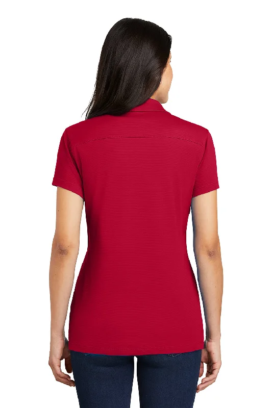 Port Authority Womens Rapid Dry Moisture Wicking Short Sleeve Polo Shirt - Engine Red