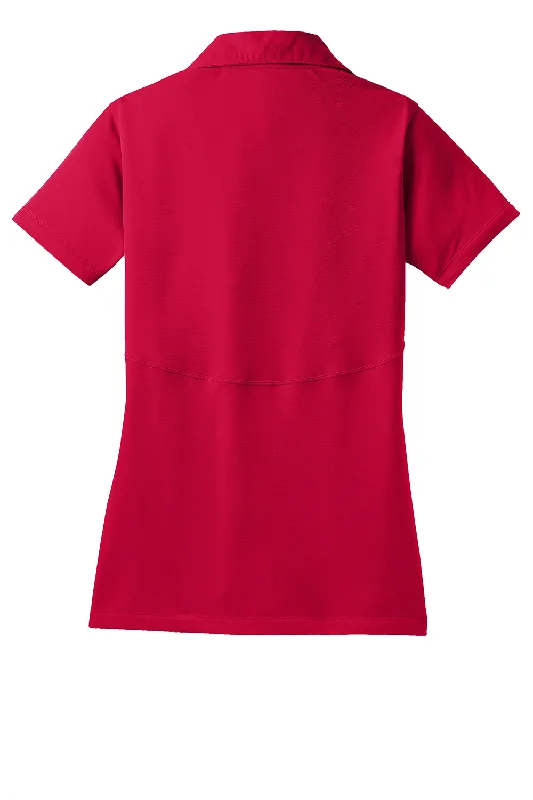 Sport-Tek Womens Sport-Wick Moisture Wicking Short Sleeve Polo Shirt - Deep Red