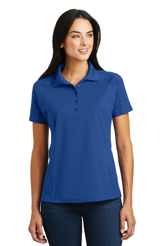 Sport-Tek Womens Dri-Mesh Moisture Wicking Short Sleeve Polo Shirt - Royal Blue