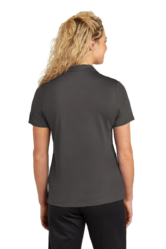 Sport-Tek Womens Moisture Wicking Micropique Short Sleeve Polo Shirt - Graphite Grey