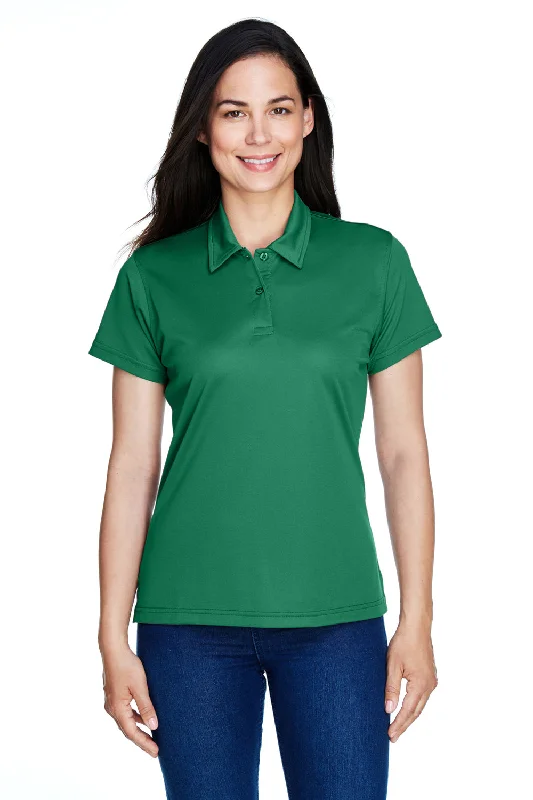 Team 365 Womens Command Performance Moisture Wicking Short Sleeve Polo Shirt - Kelly Green