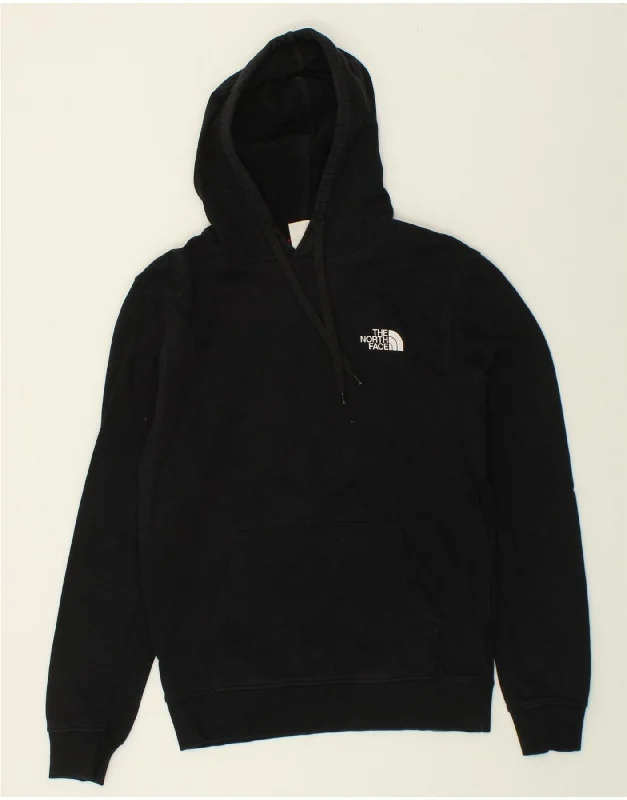 THE NORTH FACE Mens Graphic Hoodie Jumper Small Black Cotton